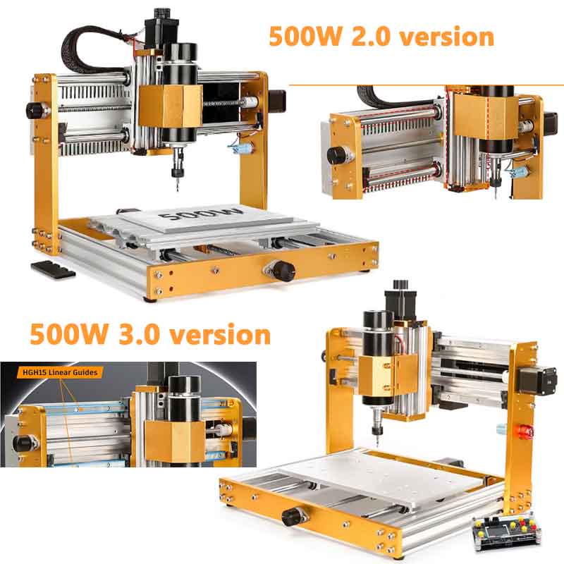 Cnc 3018 Pro Max Metal - 3018 PRO MAX CNC 3-Achsen-Holzgraviermaschine 500W